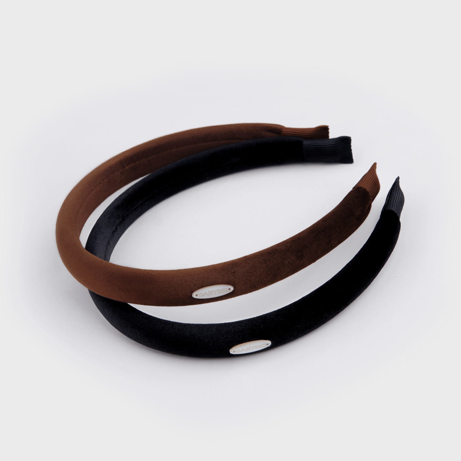 Velvet Shell Thin Headband (Simple & Oval)