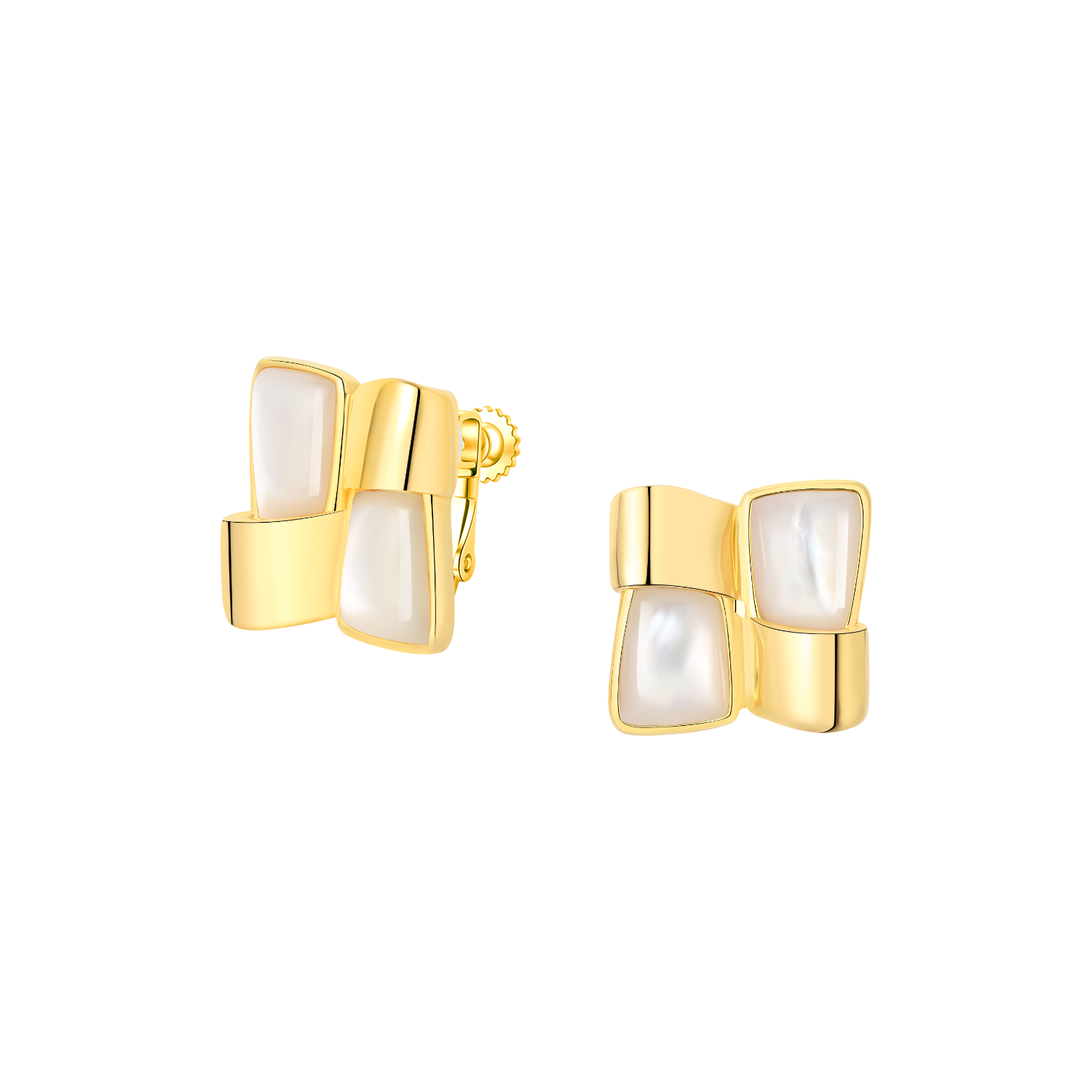 Textile Stud Earrings