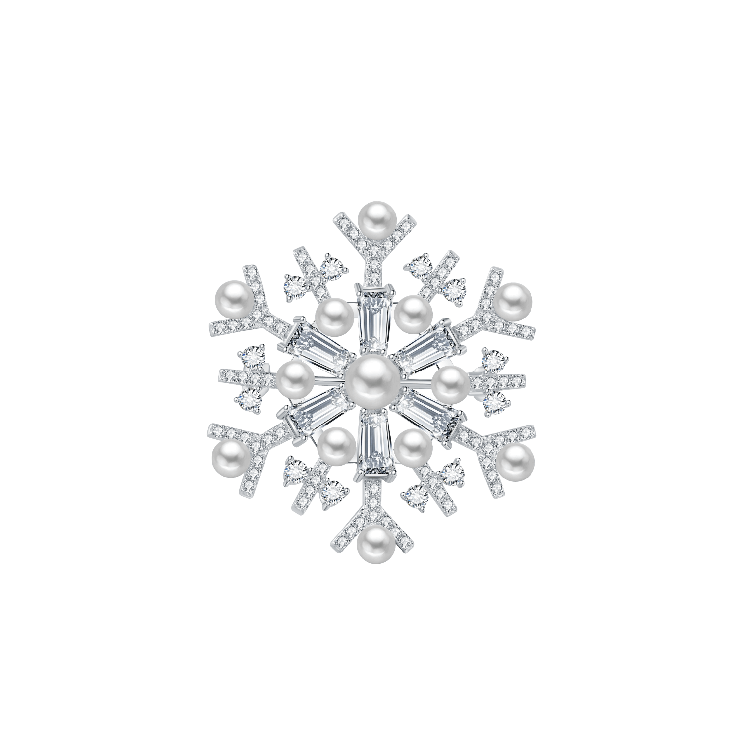 First Snow Pave Brooch
