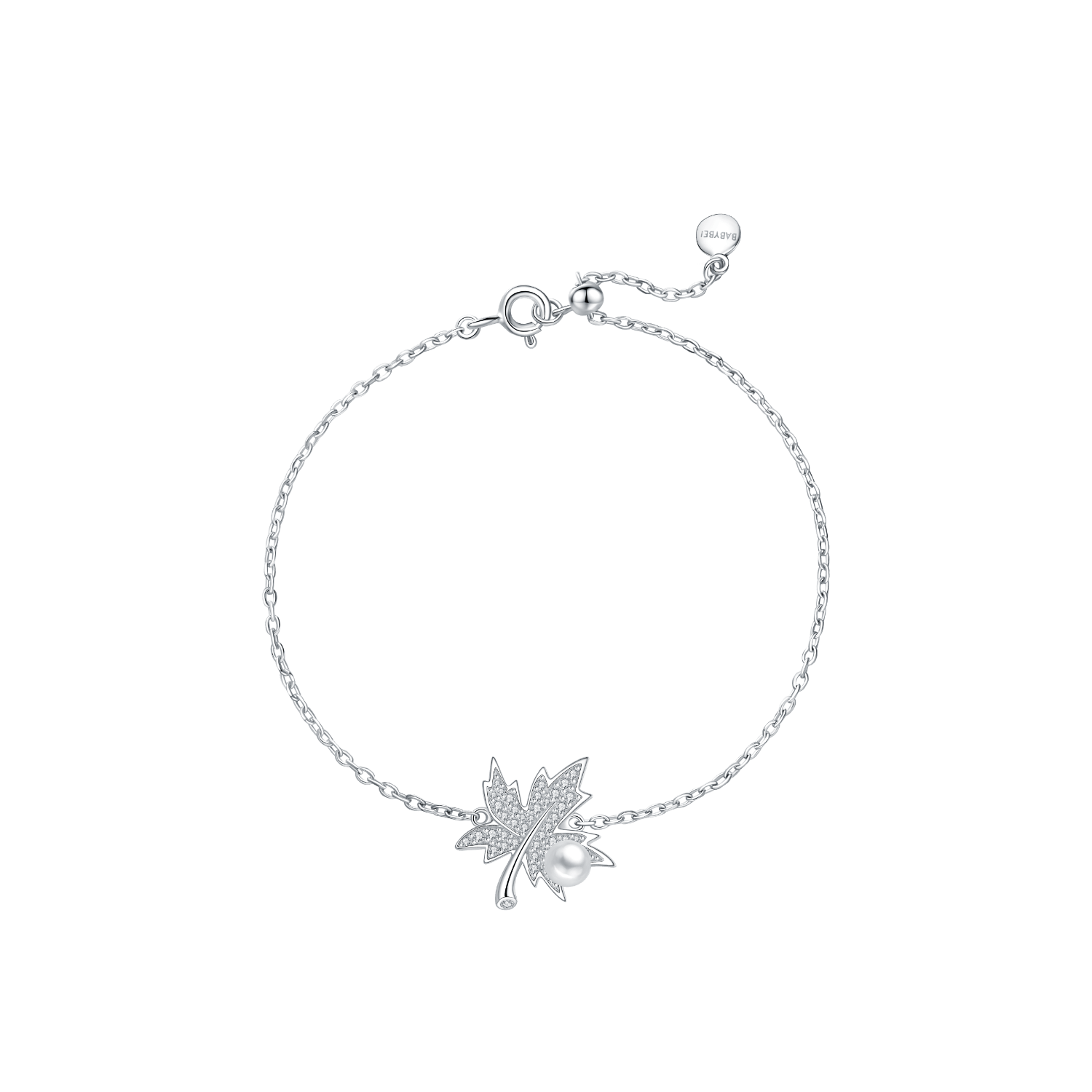 Maple Leaf Pave Bracelet