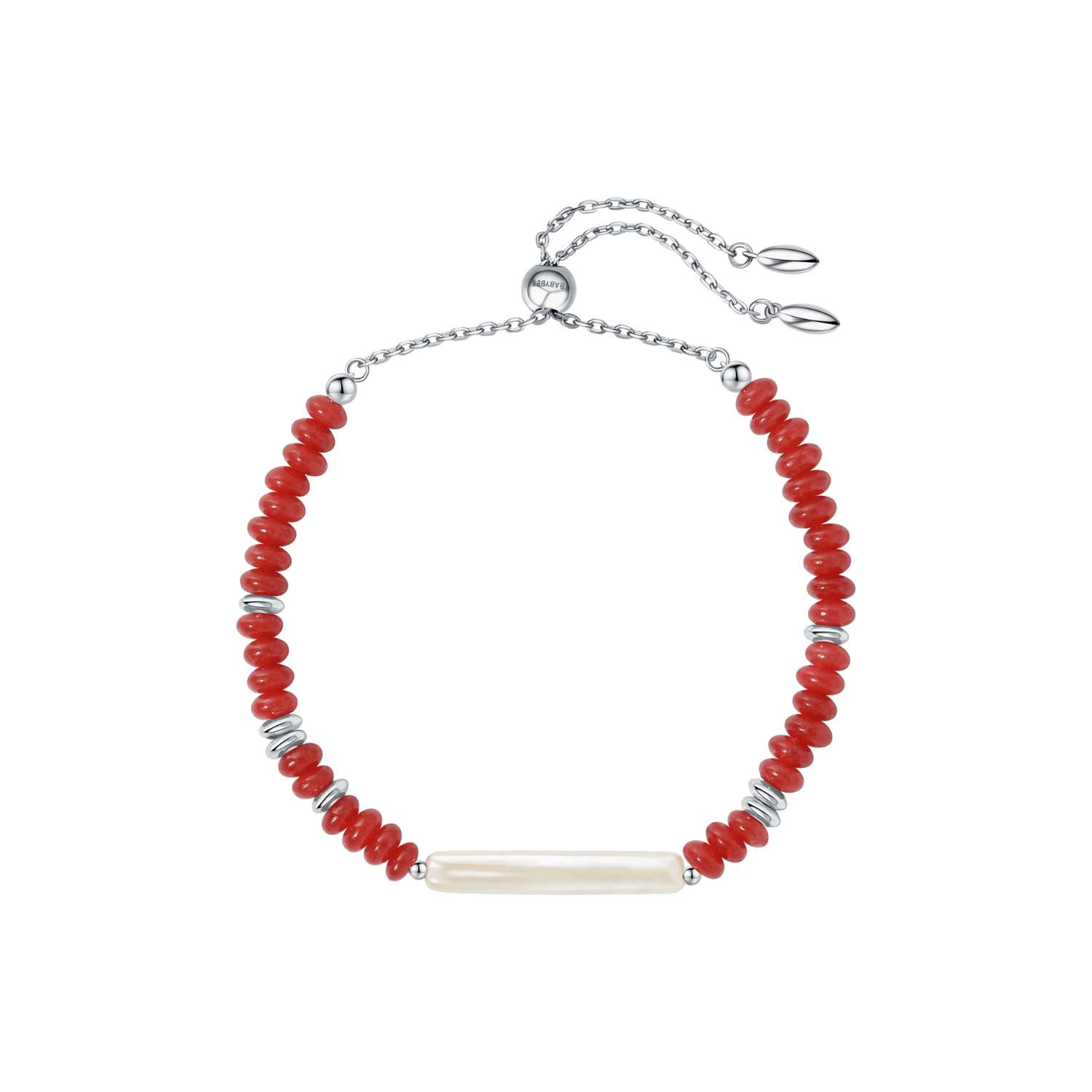 Red Rouge Beaded Bracelet