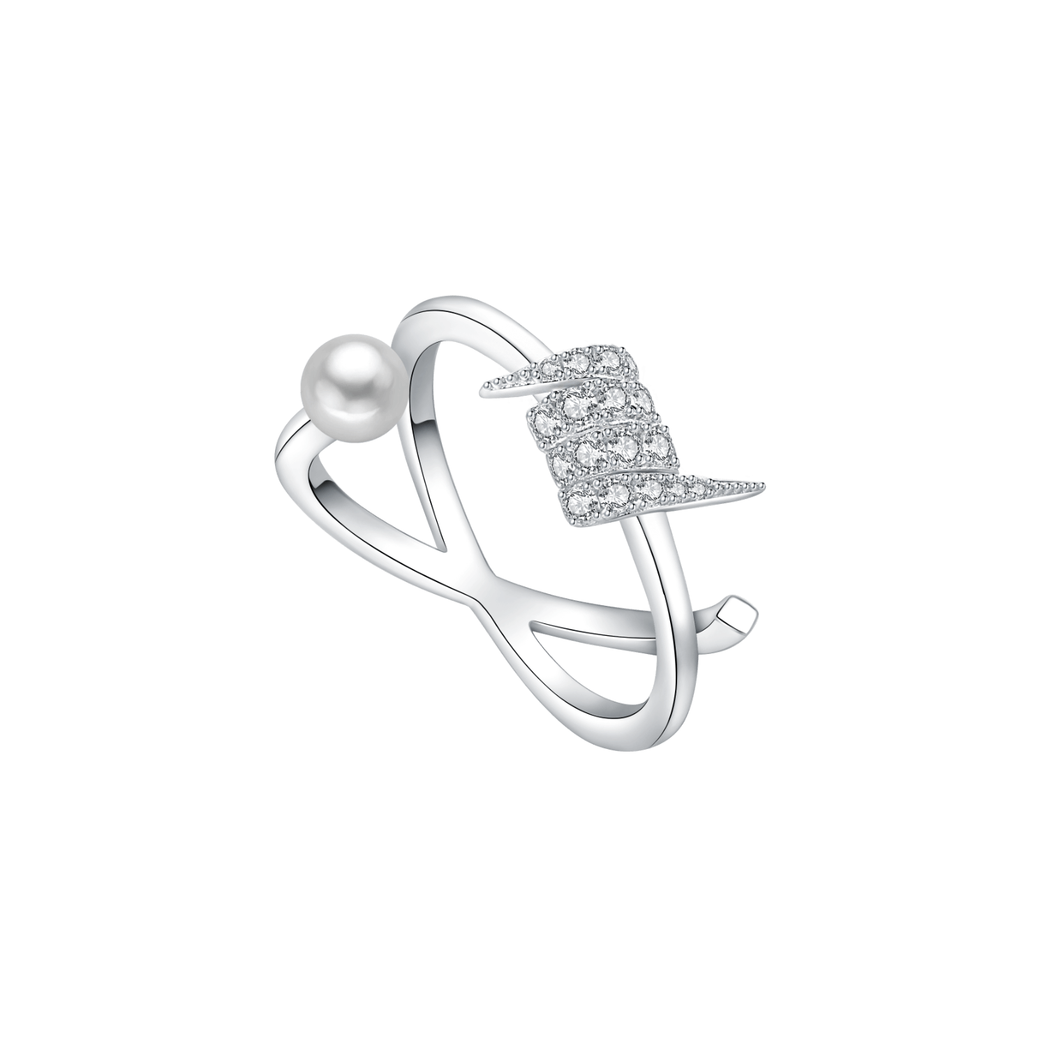 Thorn Pave Ring