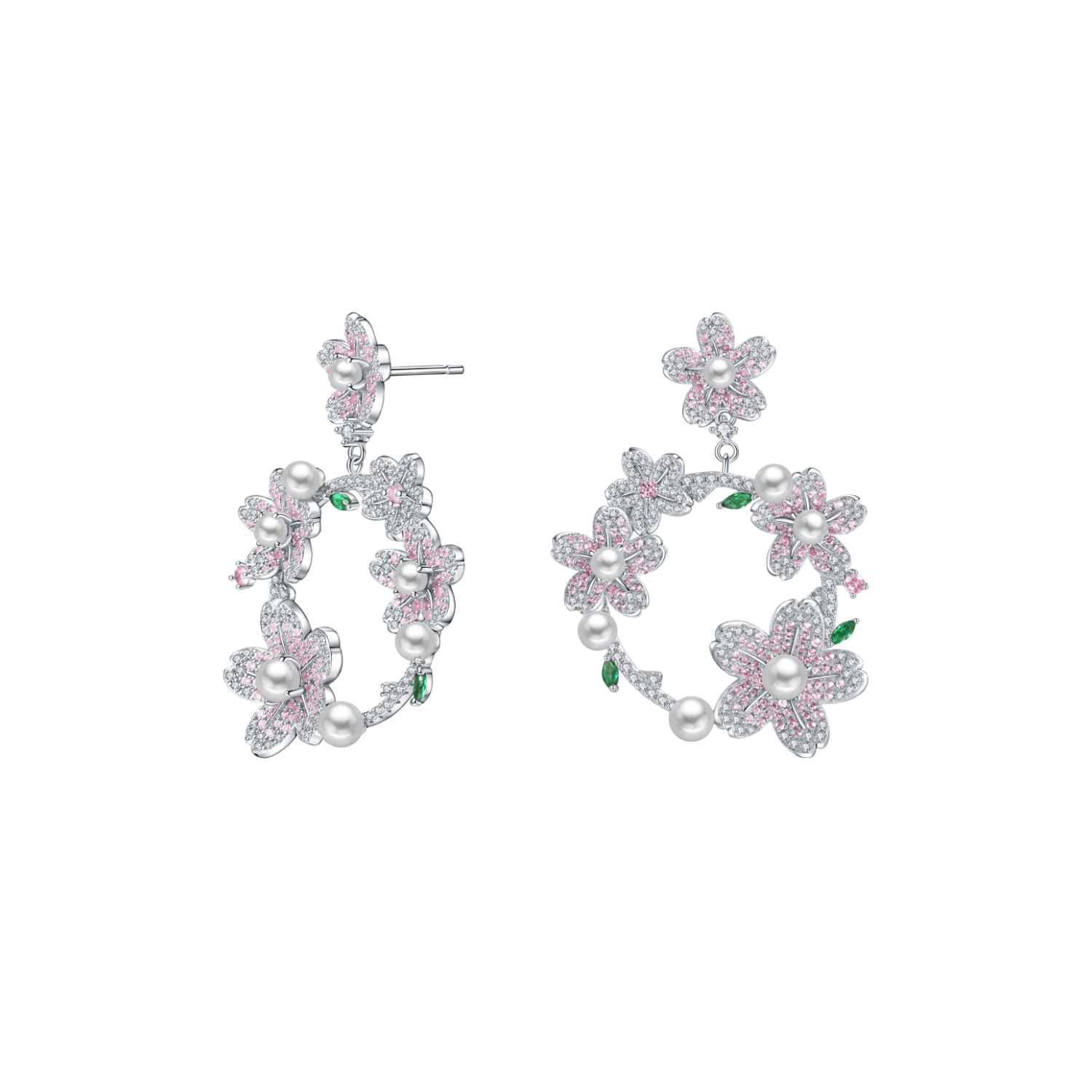 Cherry Blossom Drop Earrings