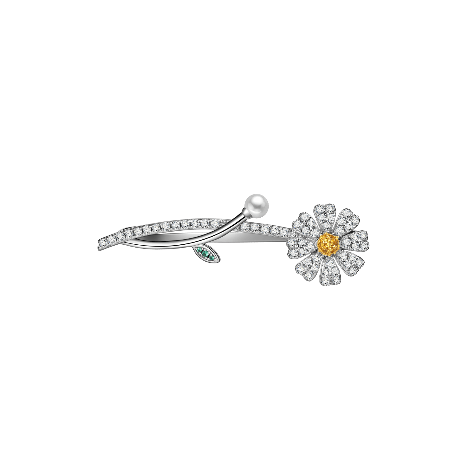 Daisy Two Finger Ring
