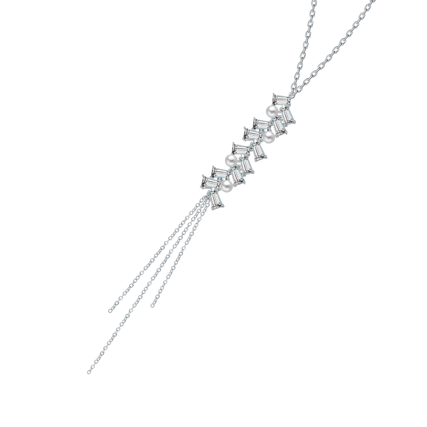 Firecracker Lariat Necklace