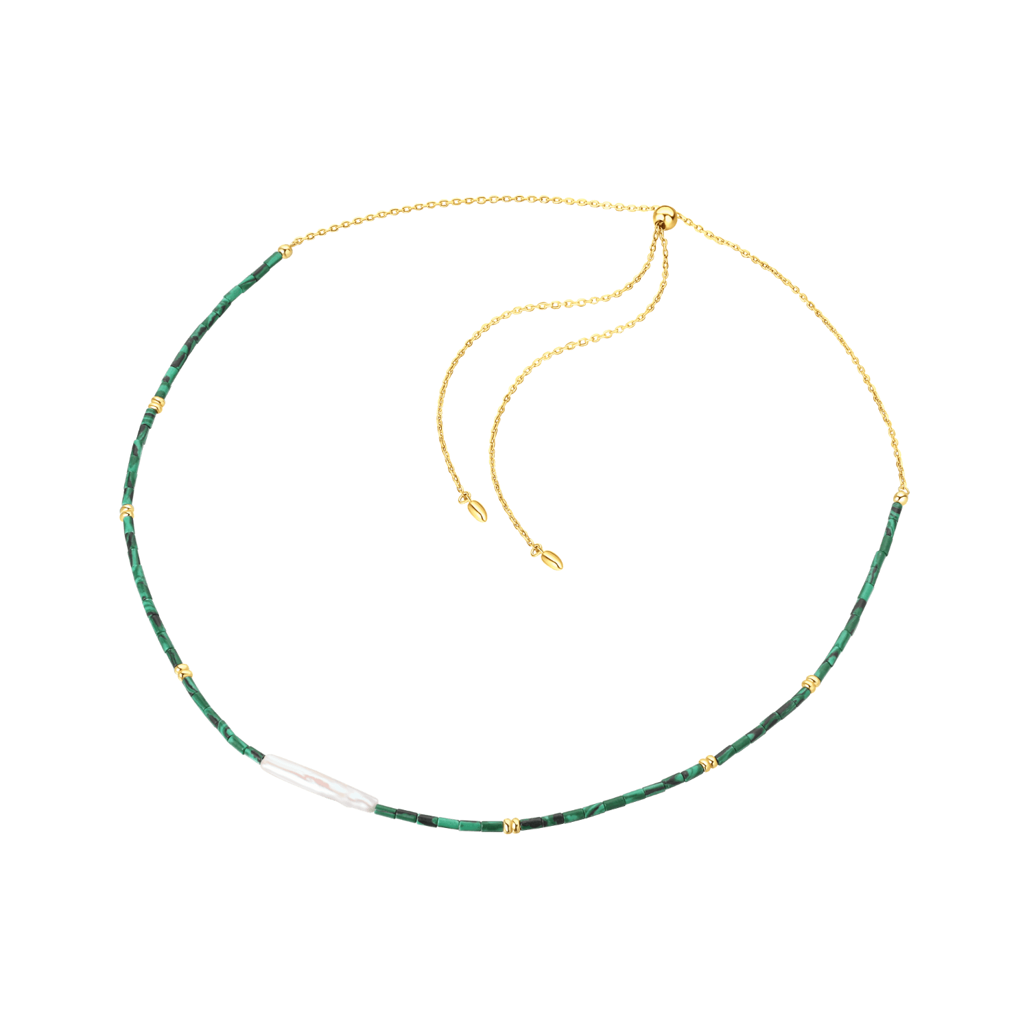 Bamboo Path Beaded Necklace