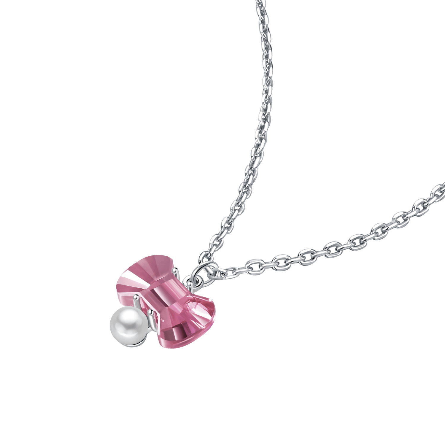 Pink Lady Pendant Necklace