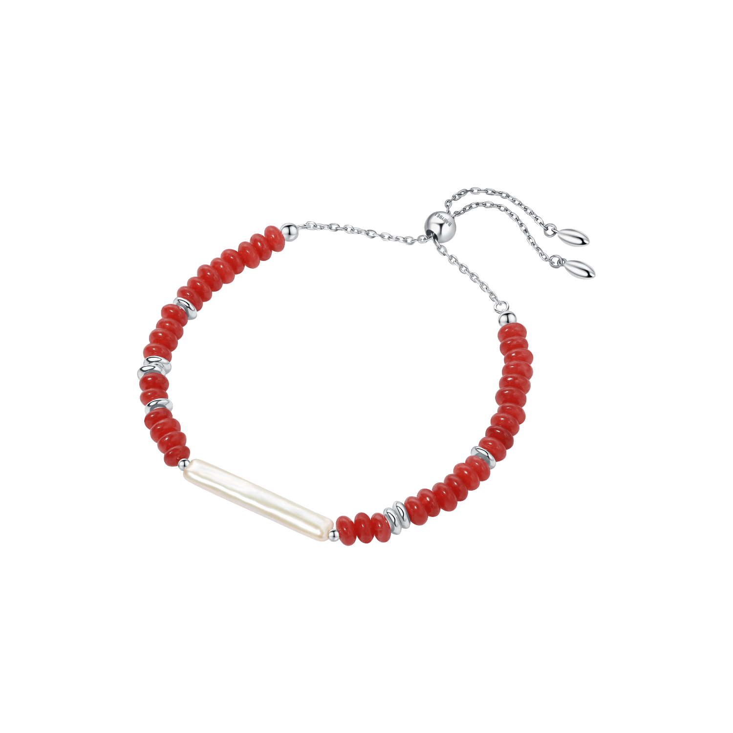 Red Rouge Beaded Bracelet