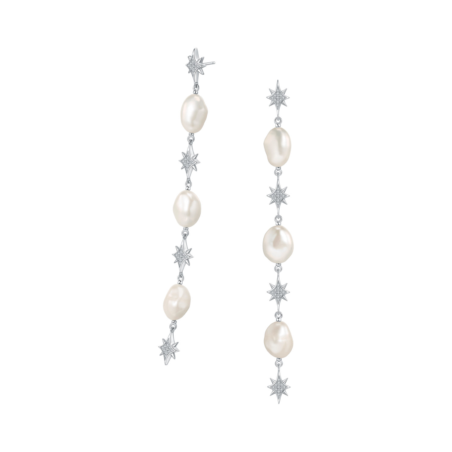 Star Light Drop Earrings