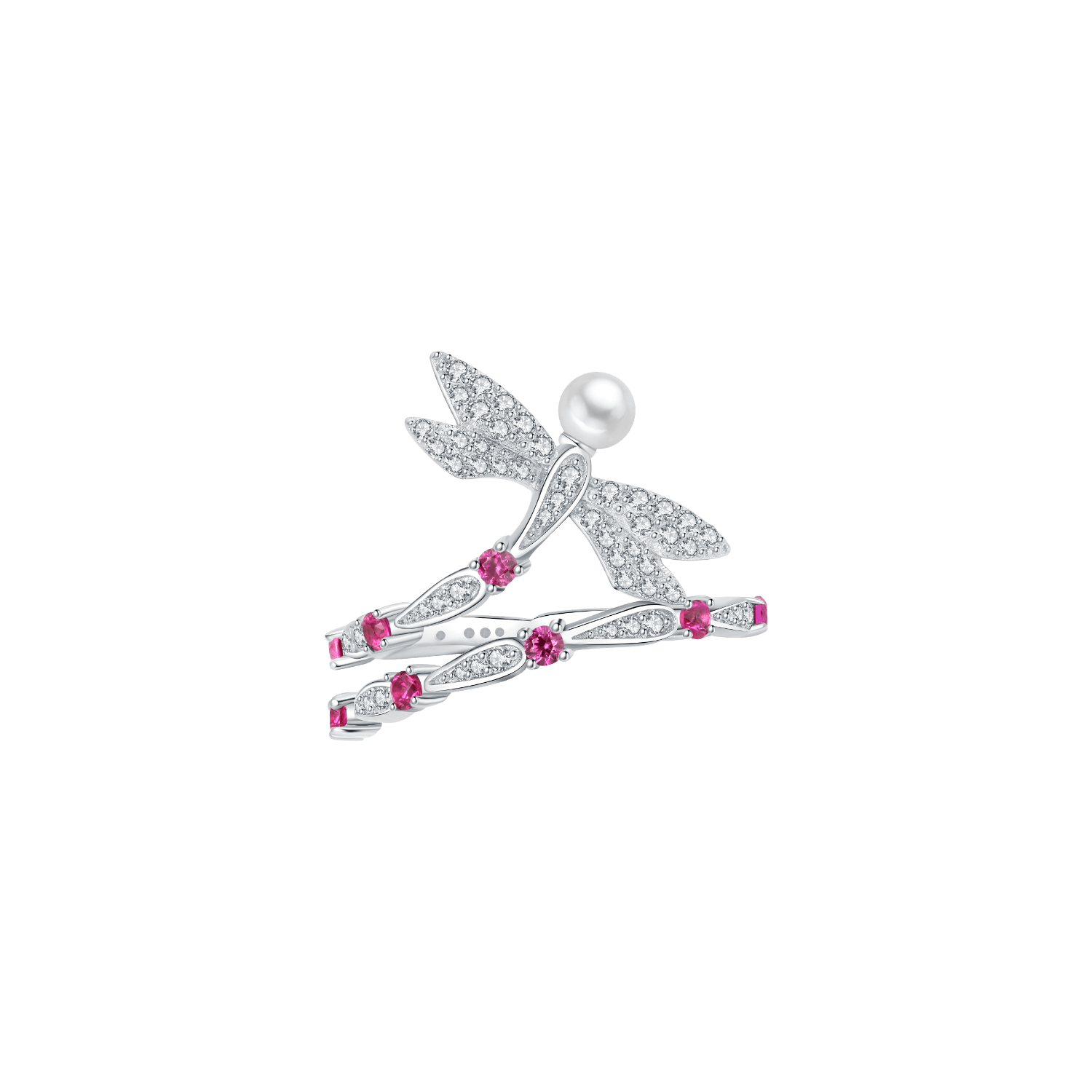 Dragonfly Statement Ring