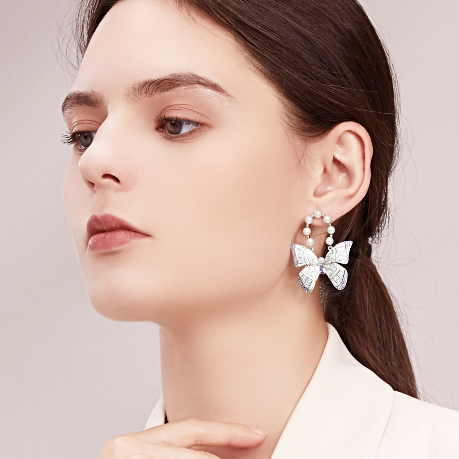 Colorful Butterfly Drop Earrings