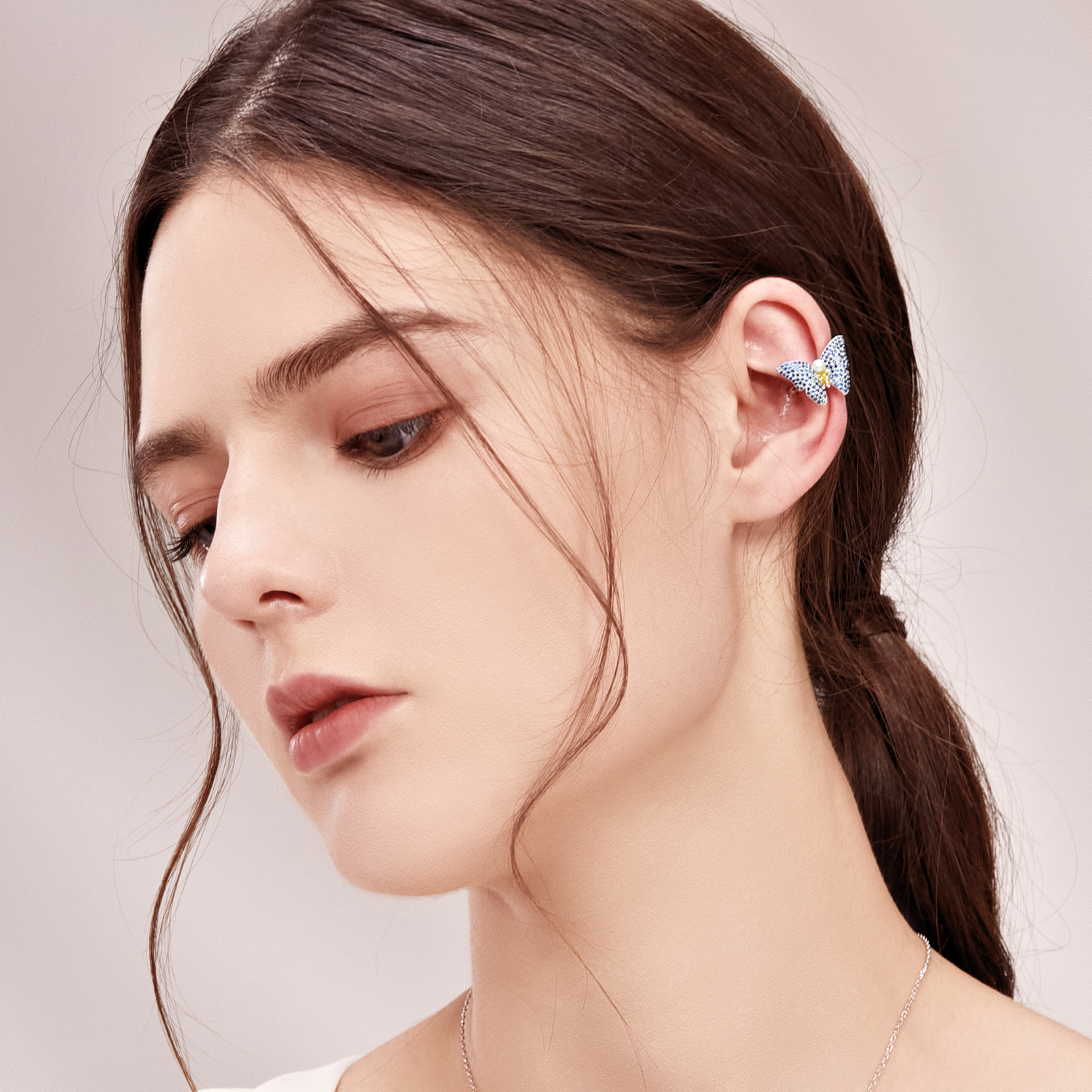 Colorful Butterfly Ear Cuff