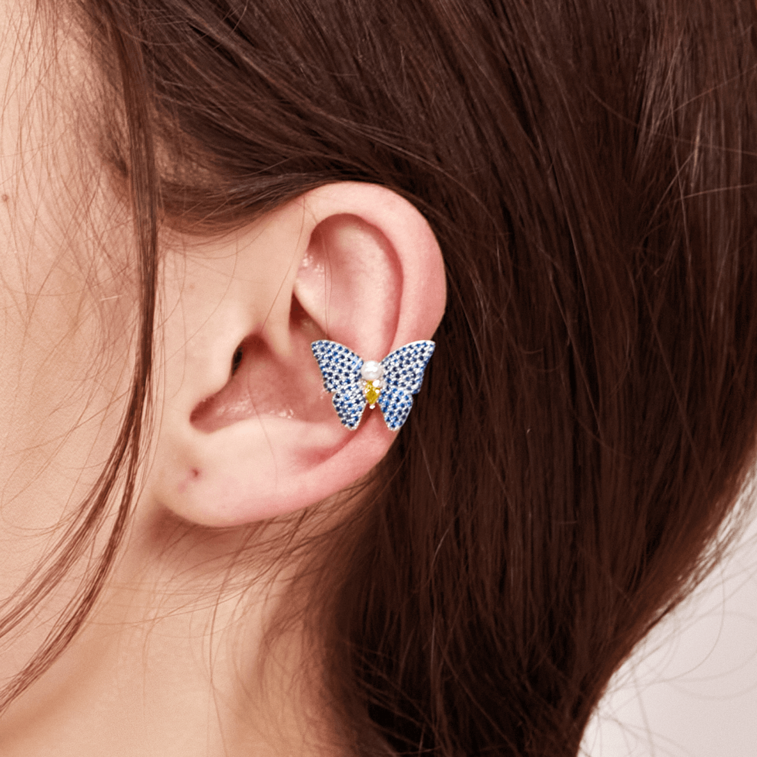 Colorful Butterfly Ear Cuff