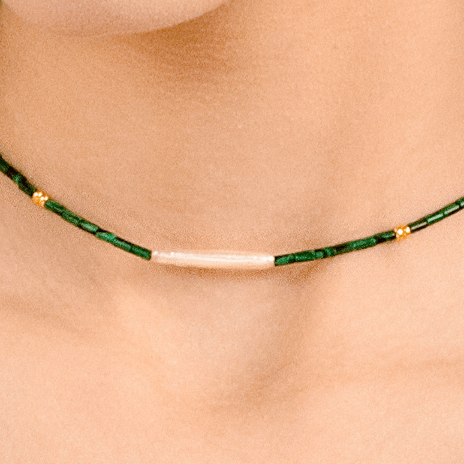 Bamboo Path Beaded Necklace