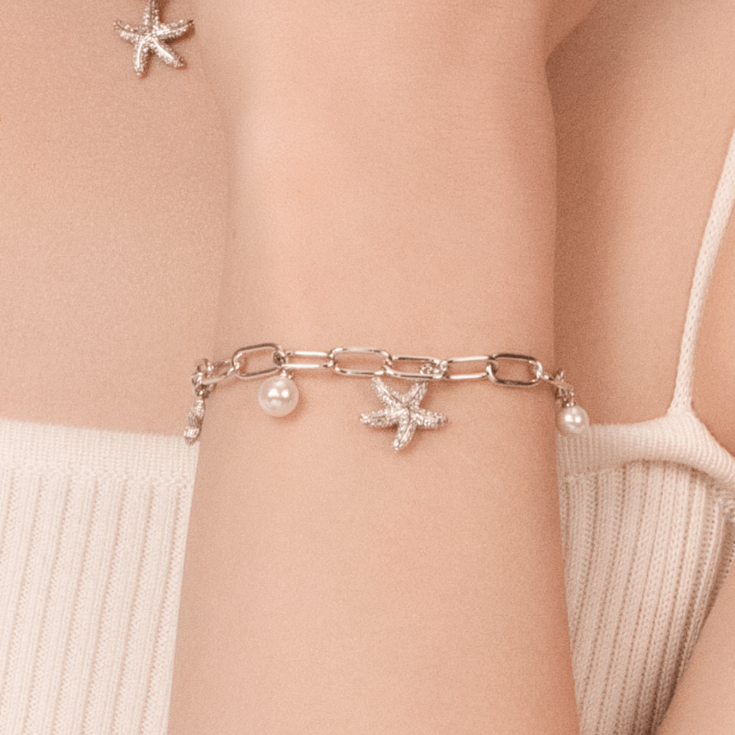 Starfish Chain Bracelet