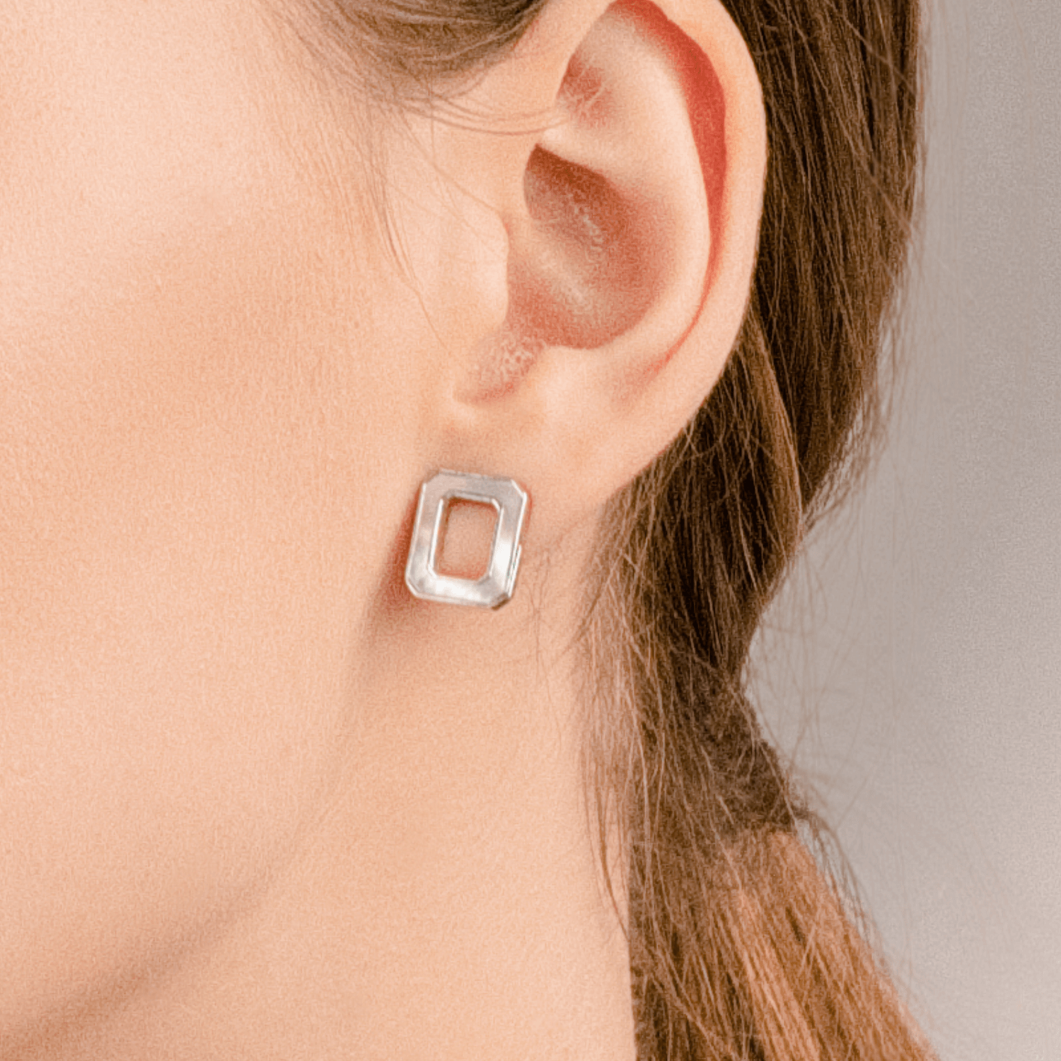 Little Frame Stud Earrings