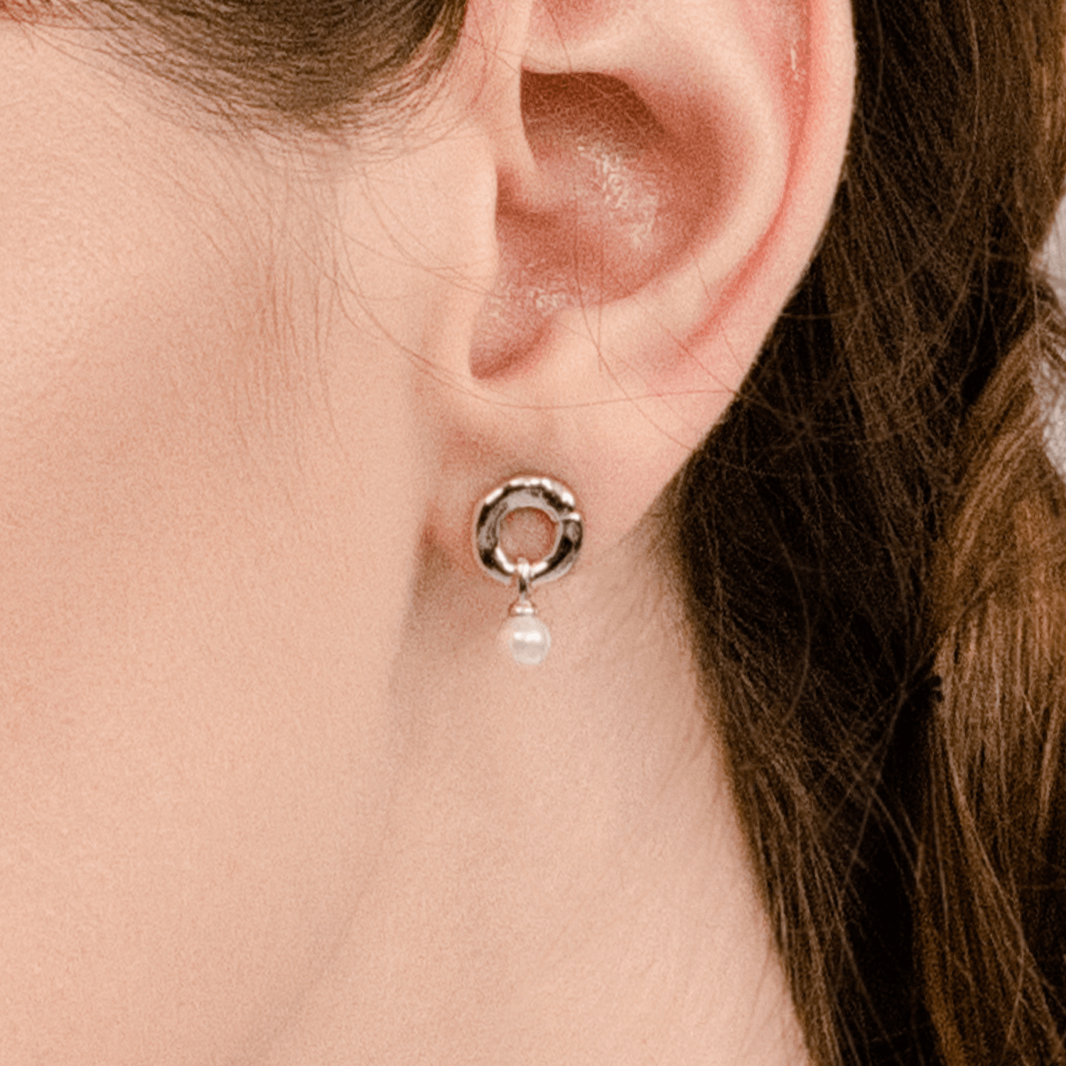 Little Bagel Drop Earrings