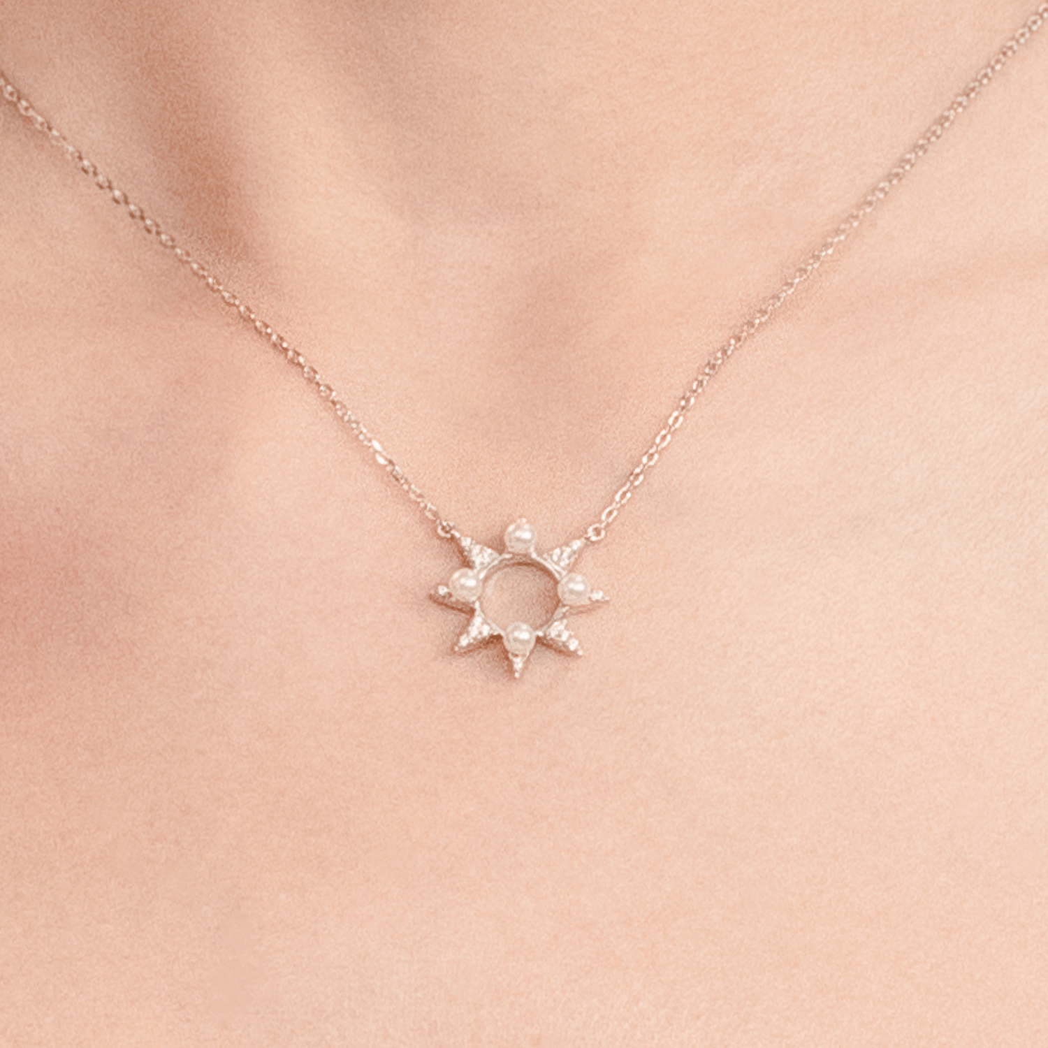 Sun Pendant Necklace