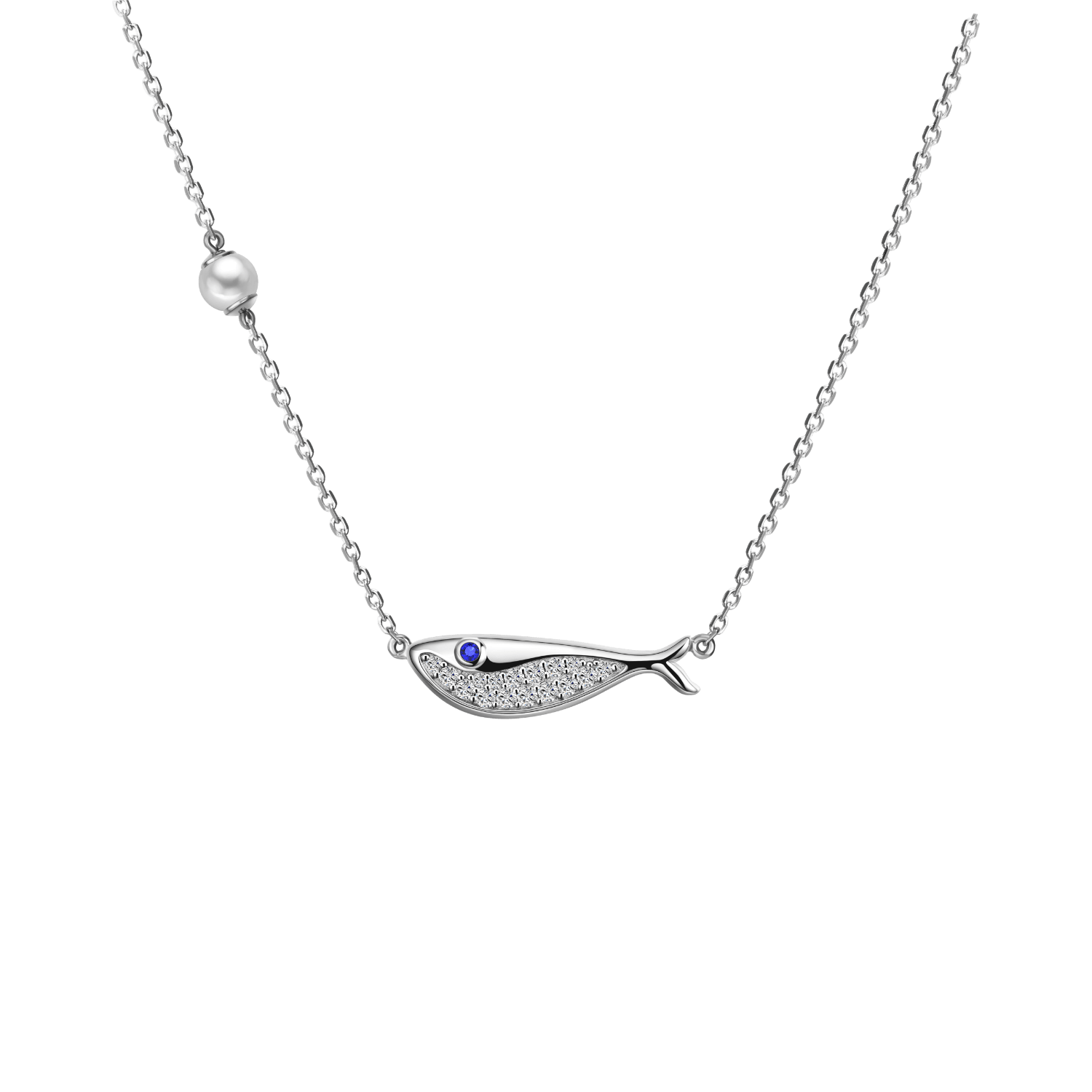 Whale Pendant Necklace