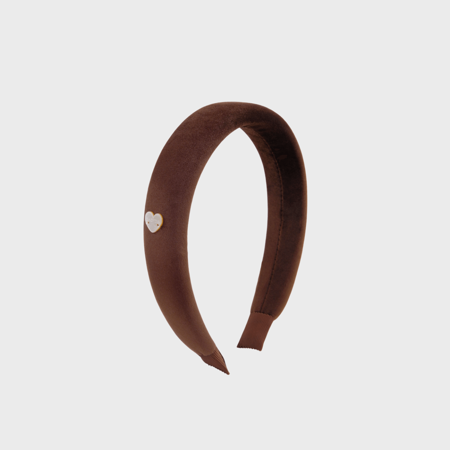 Velvet Shell Wide Headband (Simple & Heart)